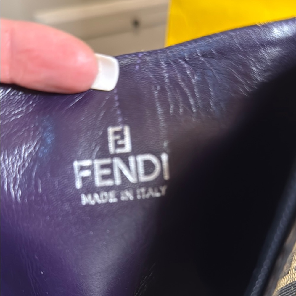 Fendi Women's Brown and Tan Zucca Boots. - Picture 7 of 12